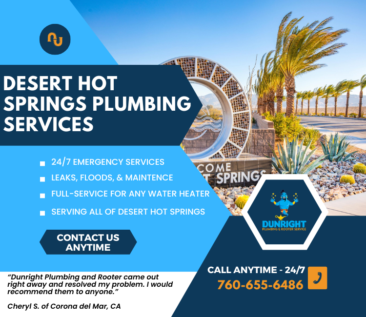 Desert Hot Spring Plumbing Services
